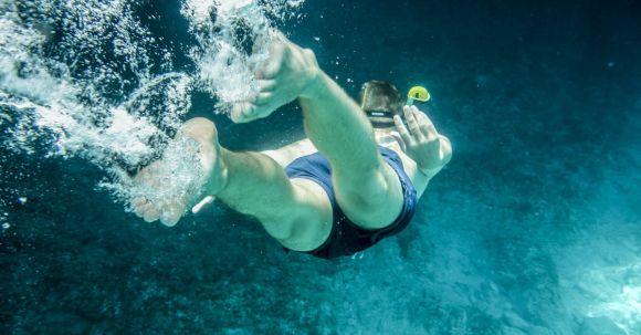 Snorkel - Person in Underwater